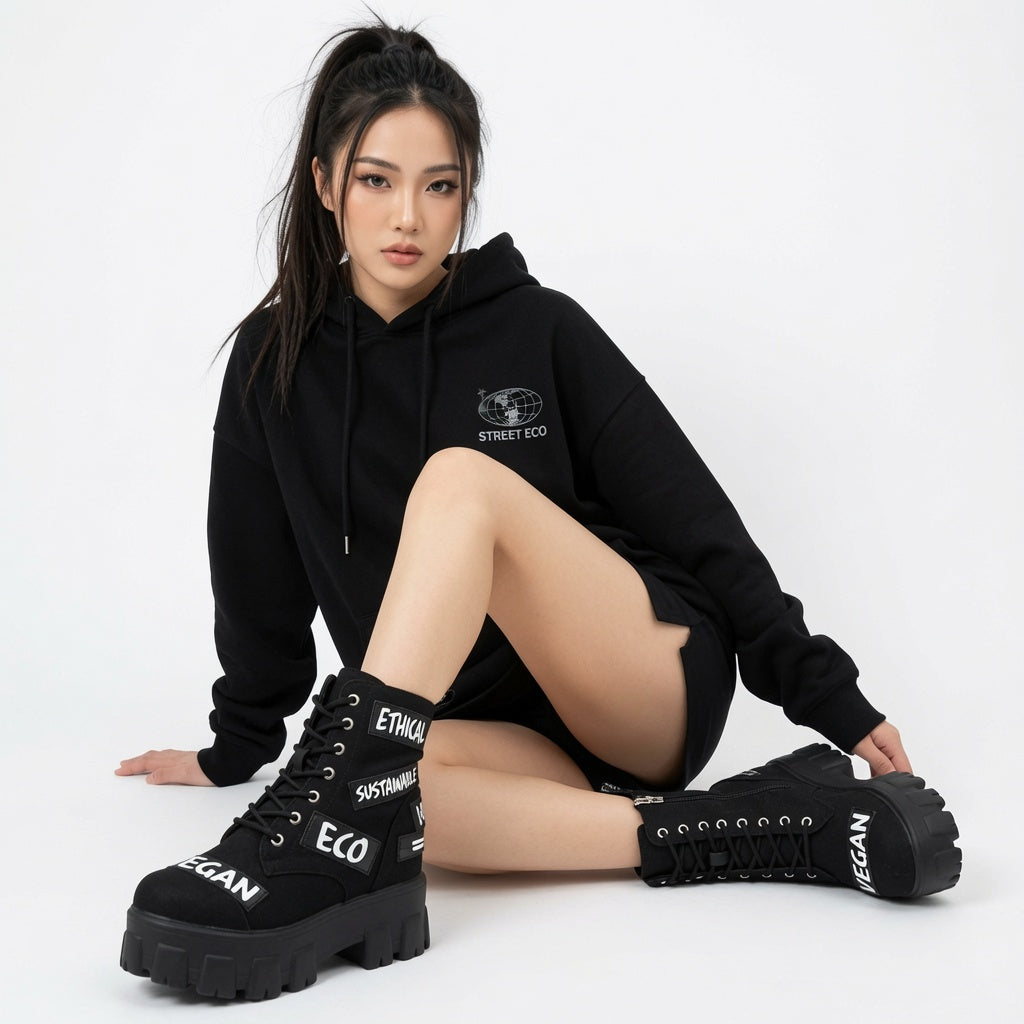 Women's Platform Martin boots