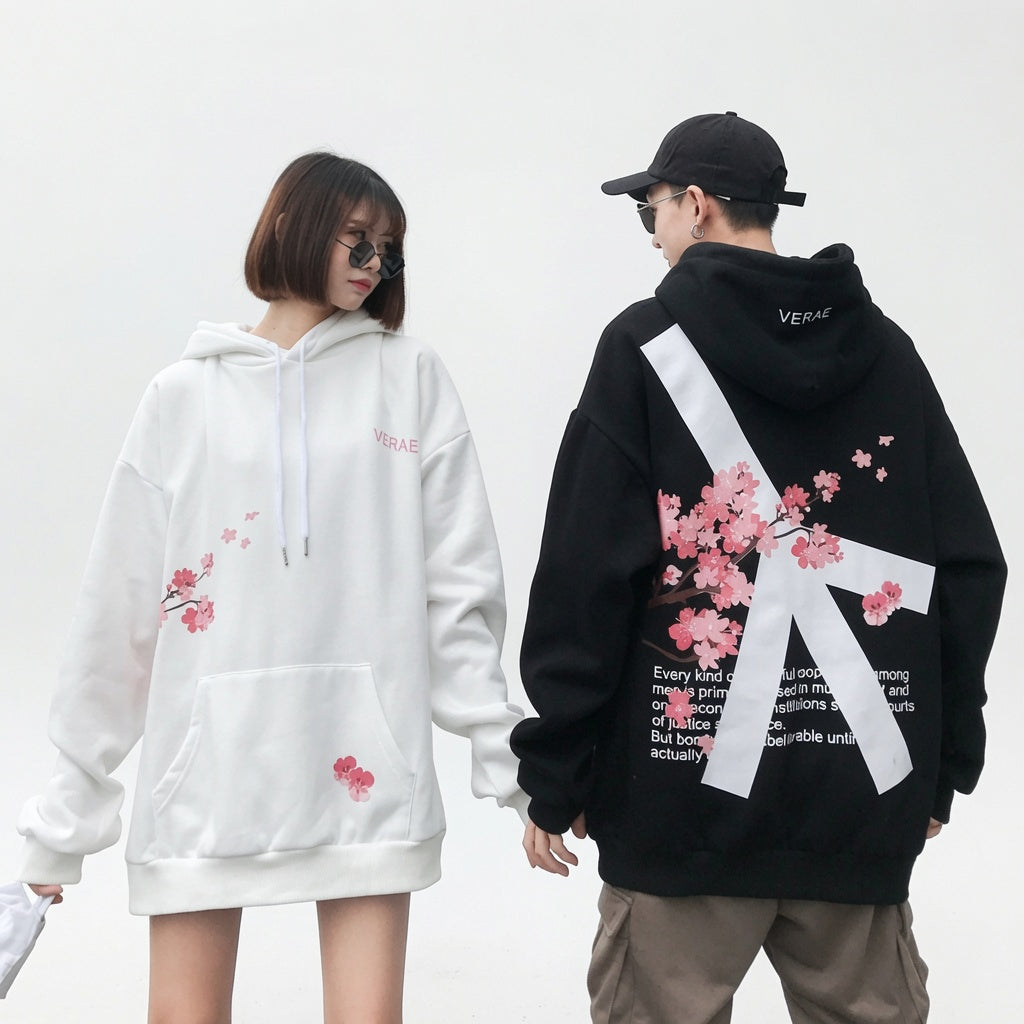 Floral hoodie