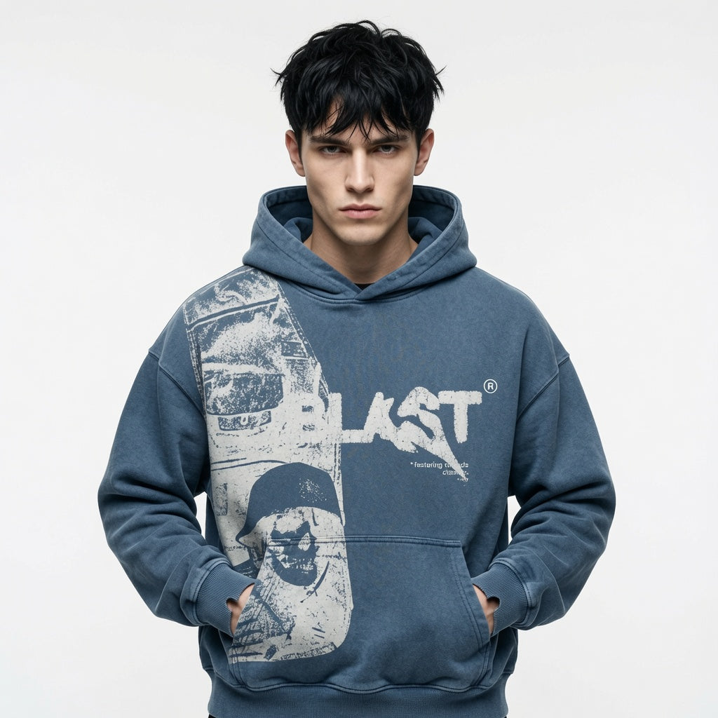 Retro Y2K Hoodie Coats Streetwear Gothic Casual Alphabet