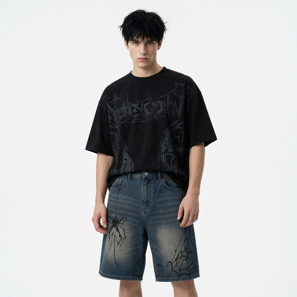 Men's Loose Casual Wash Shorts