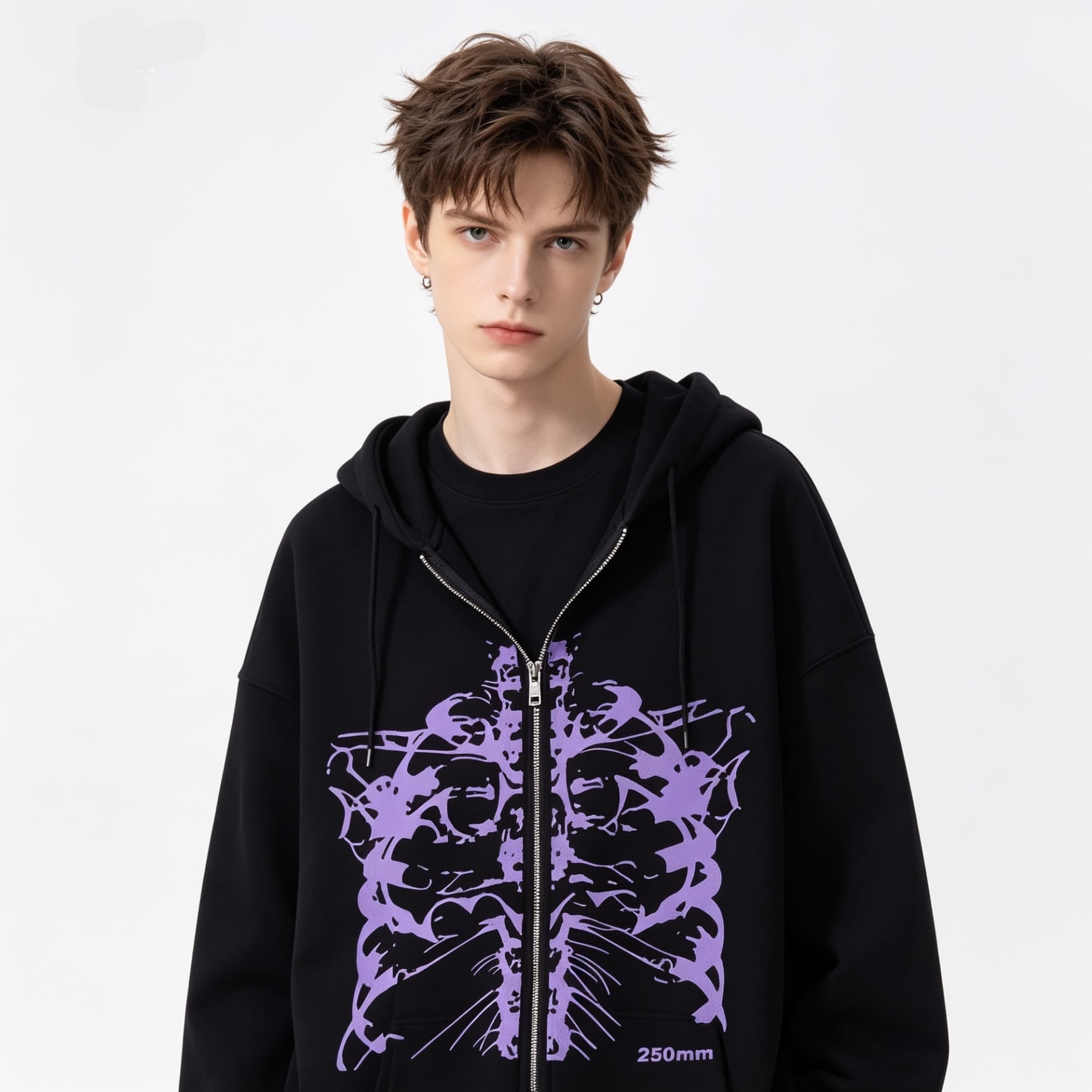 Hoodie Men's Zip Sweater Coat