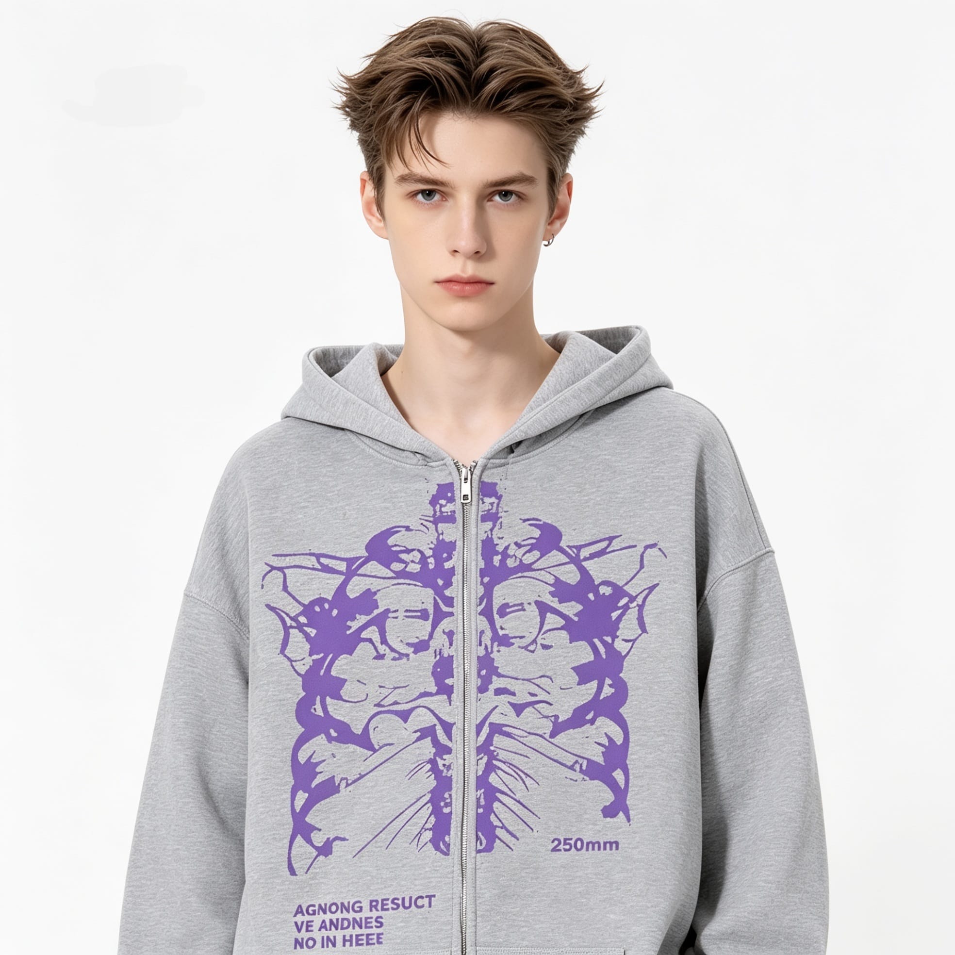 Hoodie Men's Zip Sweater Coat