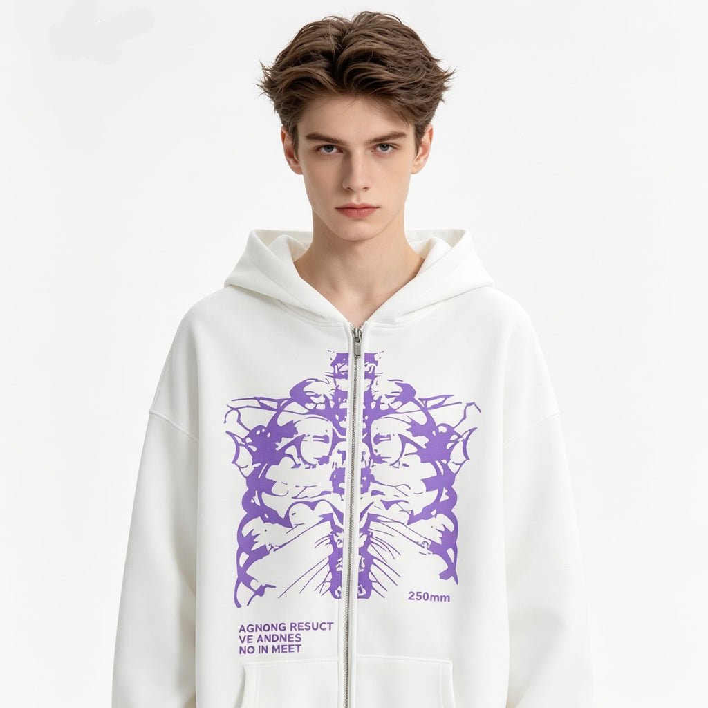 Hoodie Men's Zip Sweater Coat