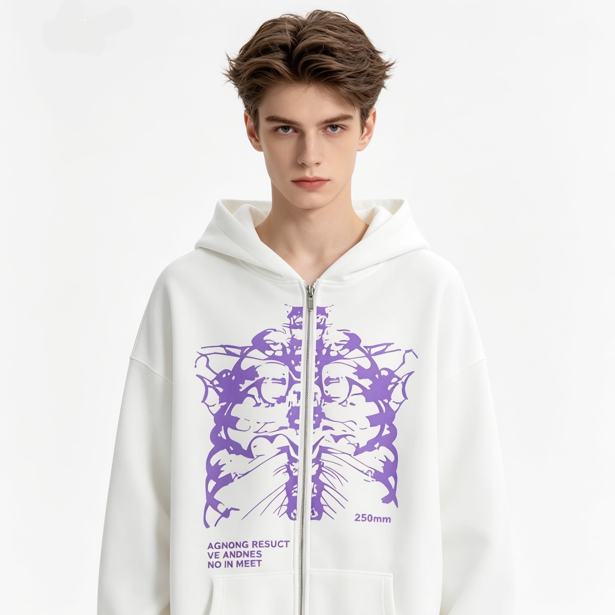 Hoodie Men's Zip Sweater Coat