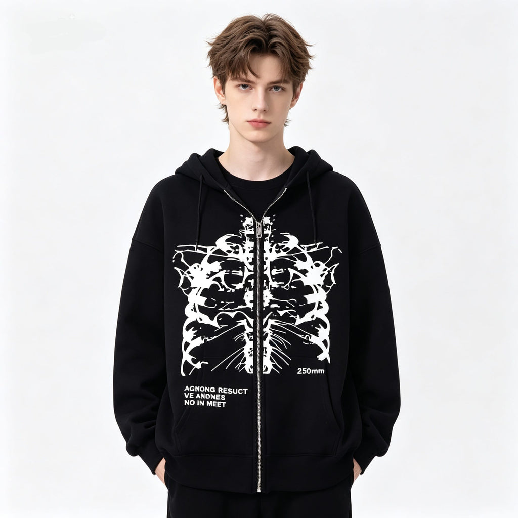 Hoodie Men's Zip Sweater Coat