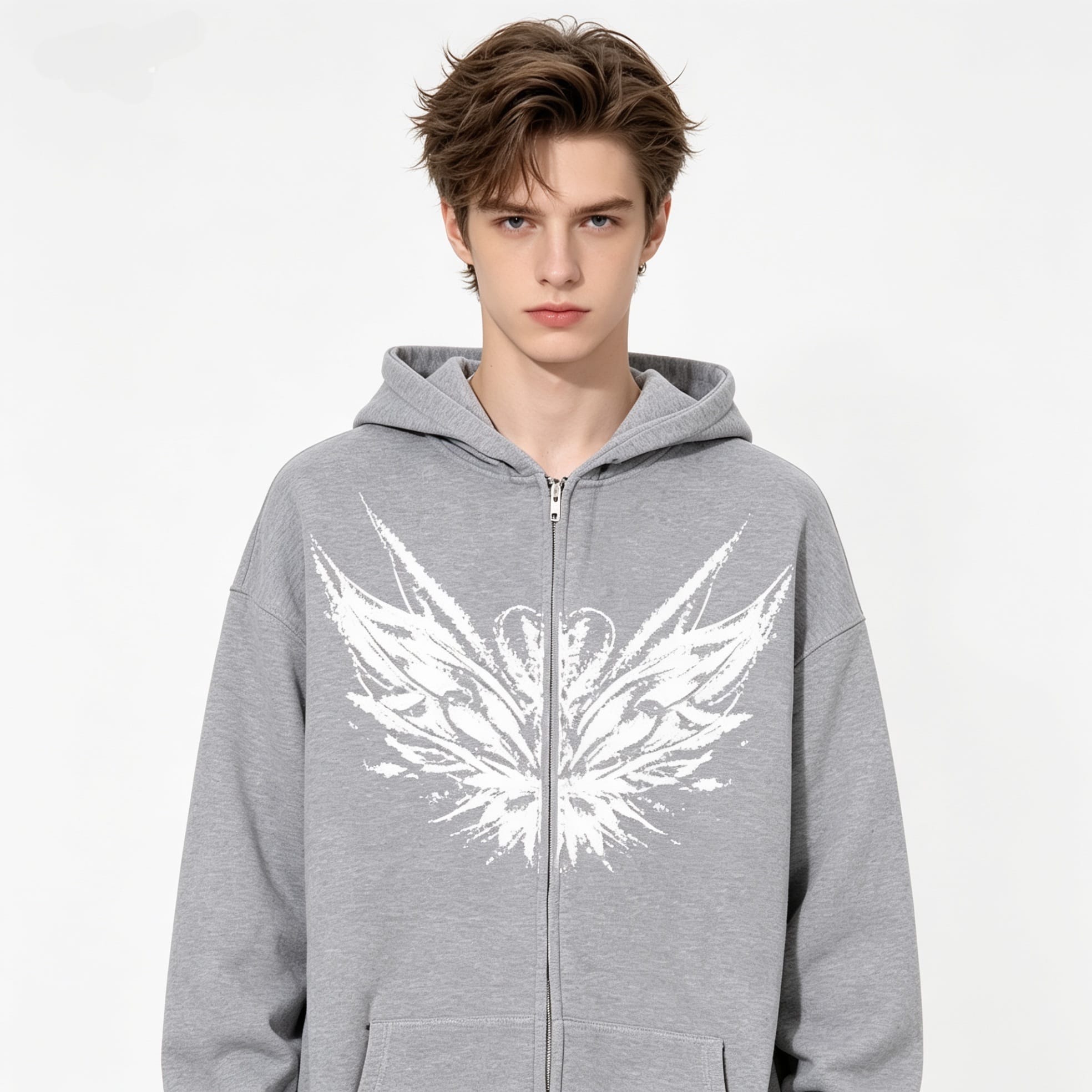 Hoodie Men's Zip Sweater Coat