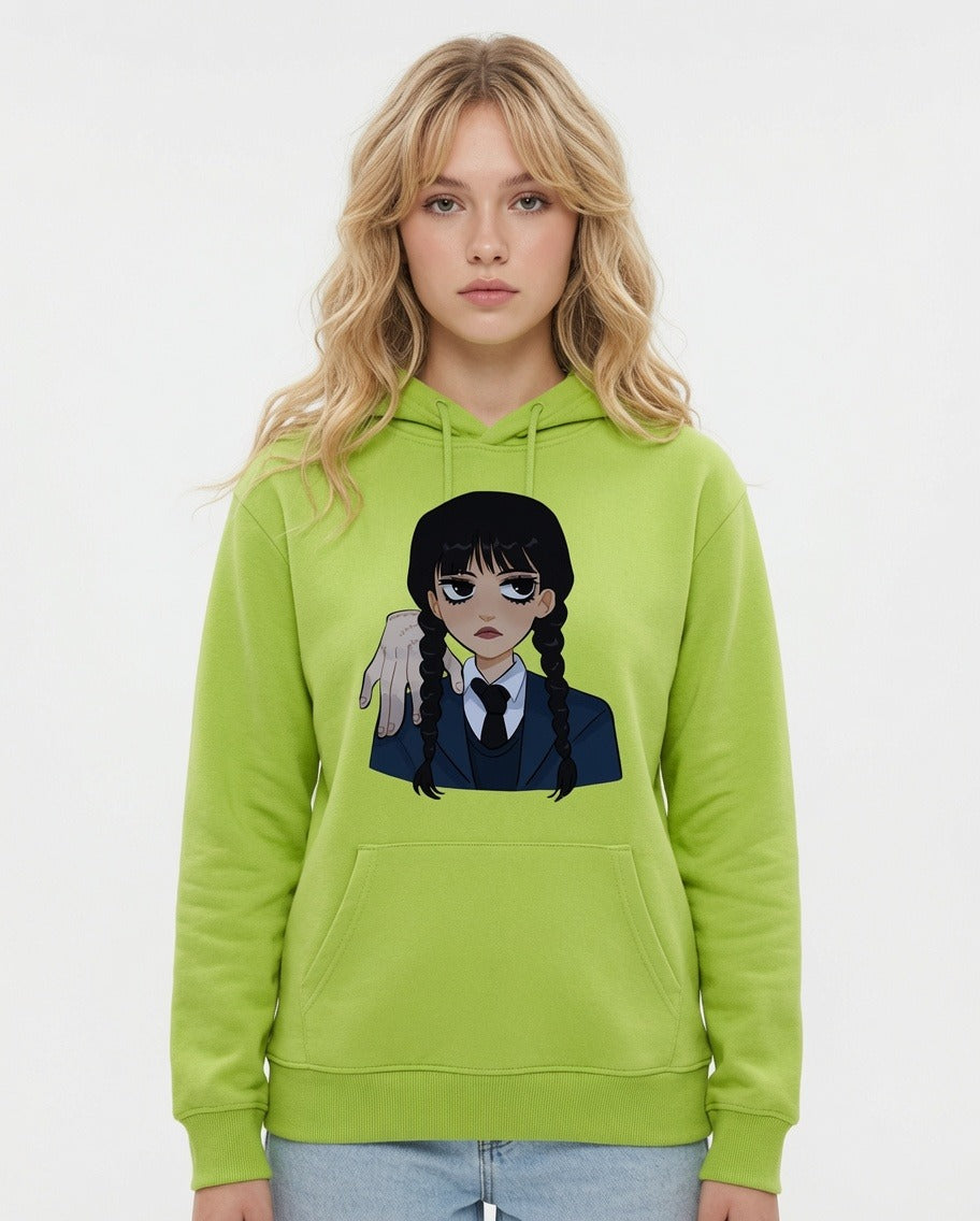 Neo-Gothic Printed Hoodie
