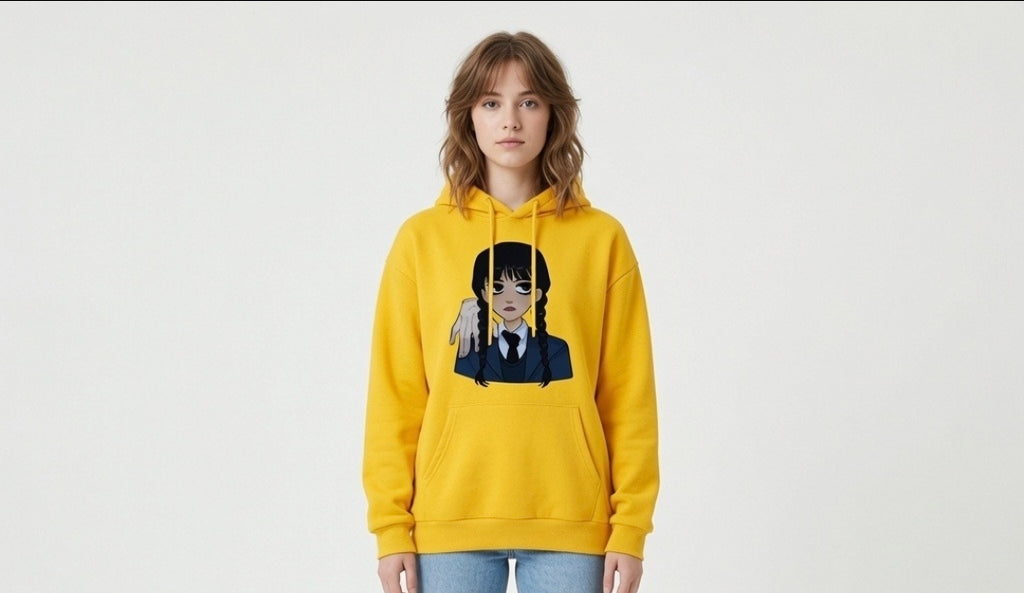 Neo-Gothic Printed Hoodie