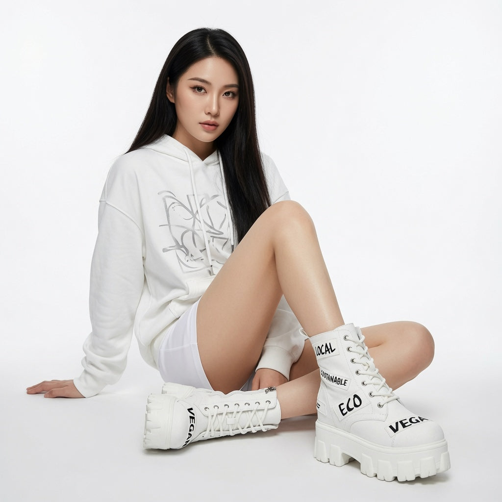 Women's Platform Martin boots