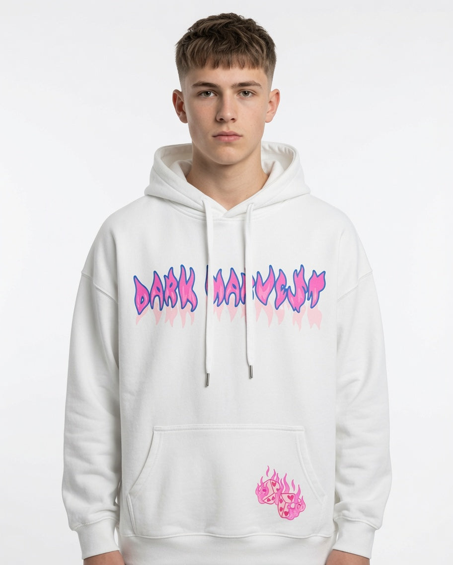Printed Hoodie Men's American Trendy Brand Loose Hoodie