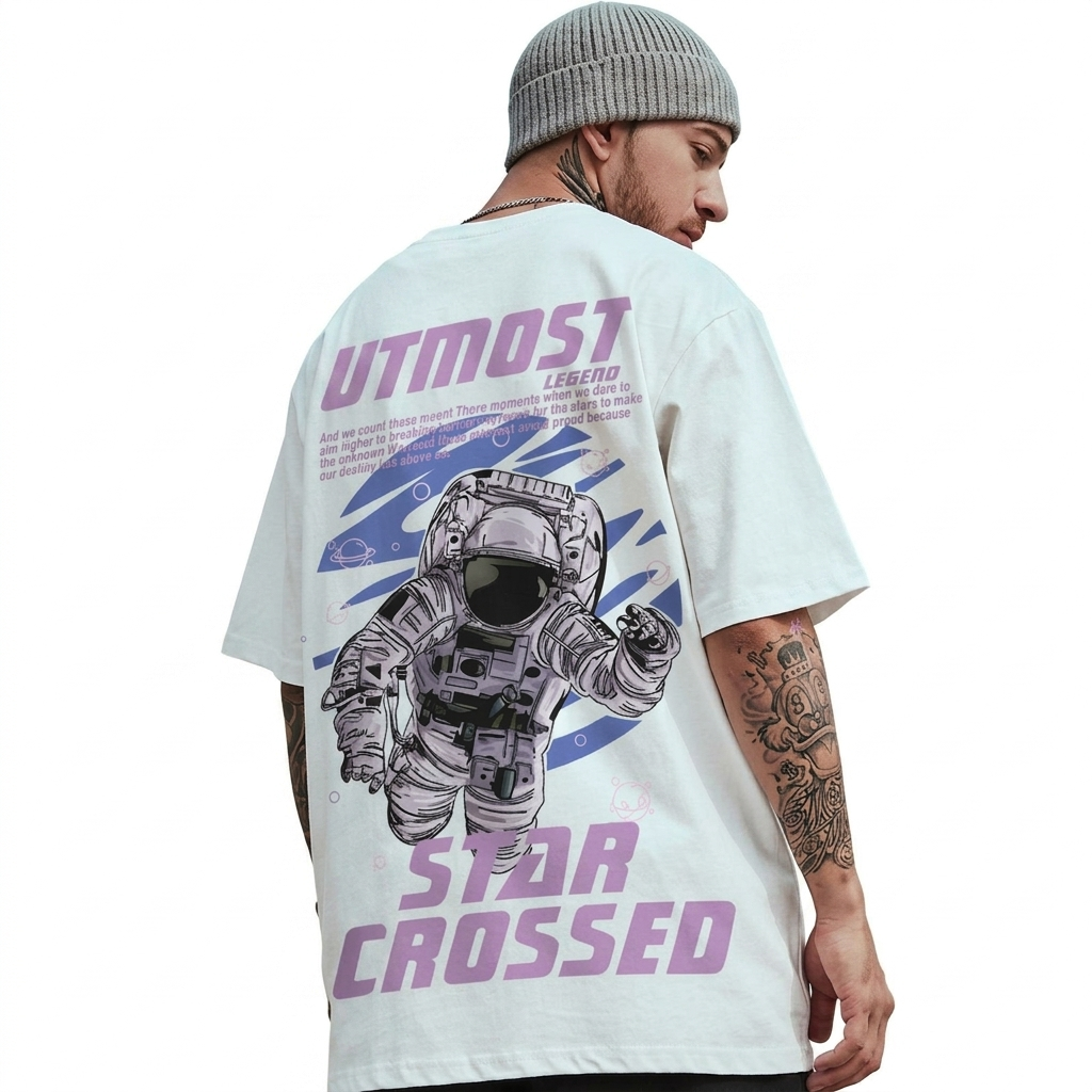 European And American Trendy Men's Oversized Loose Short Sleeved T-shirt