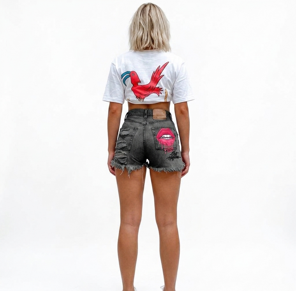Fashion Ripped Denim Shorts For Women