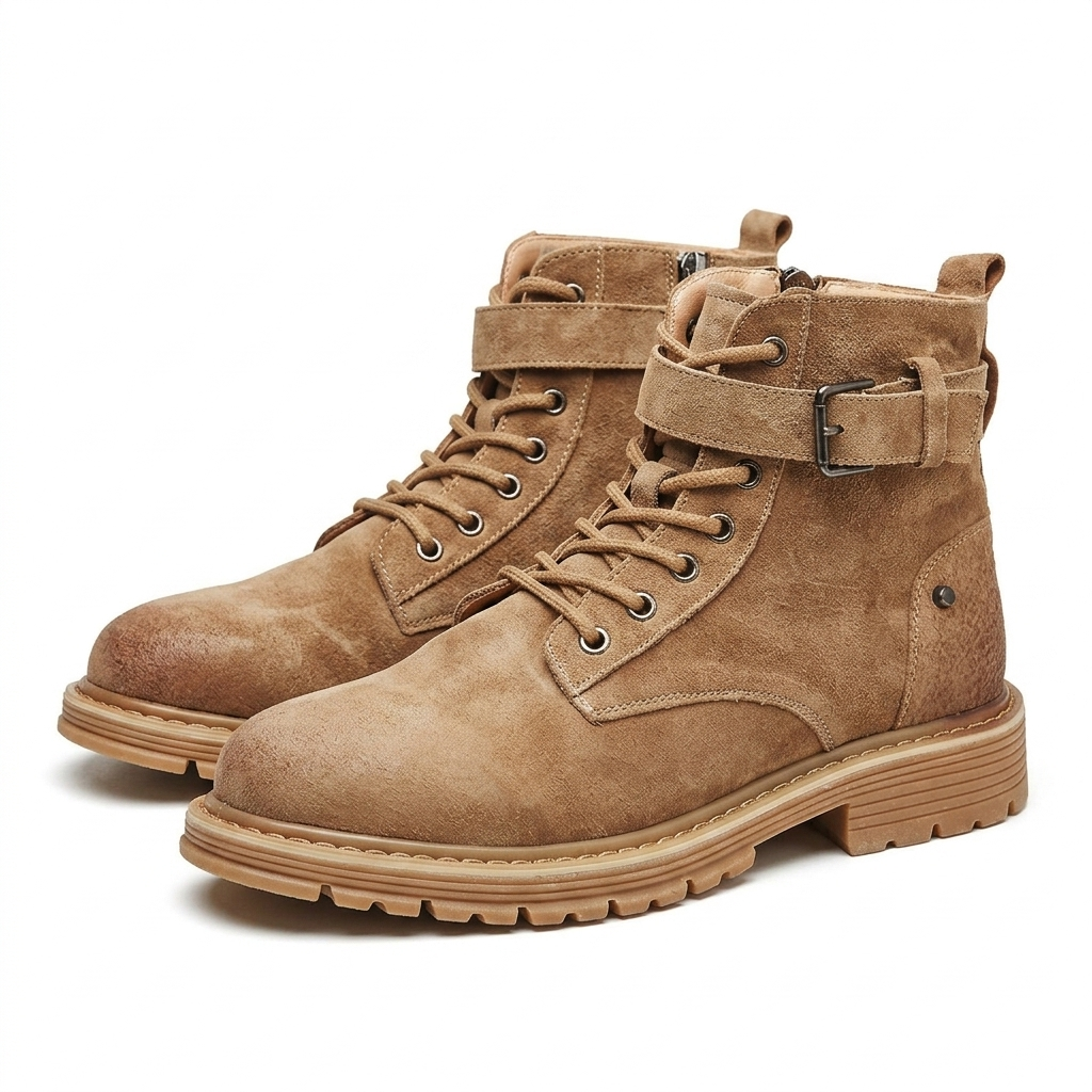 Autumn Korean Style Trendy British Short Boots Men